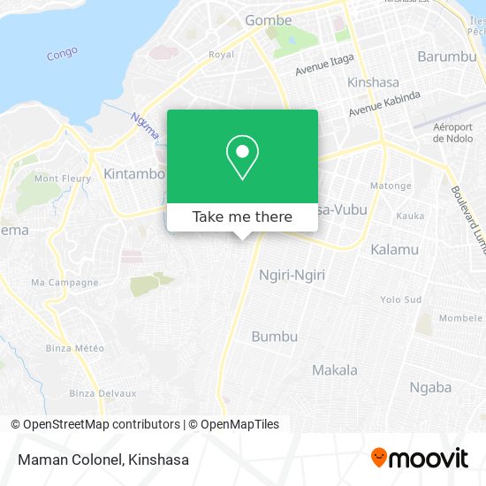 Maman Colonel map