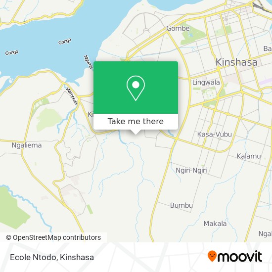 Ecole Ntodo map