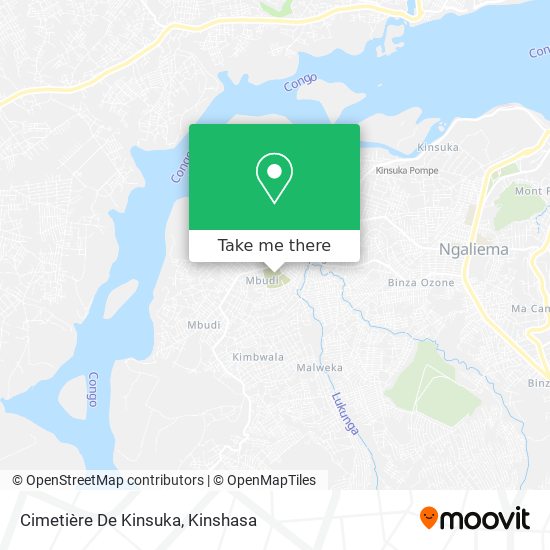 Cimetière De Kinsuka map