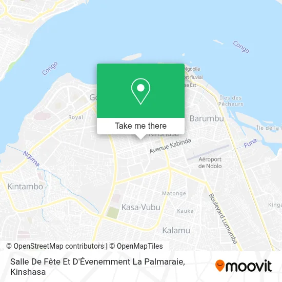 Salle De Fête Et D'Évenemment La Palmaraie map