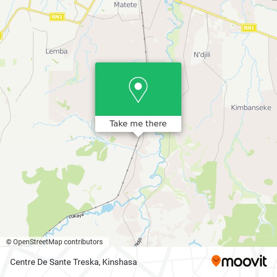 Centre De Sante Treska map
