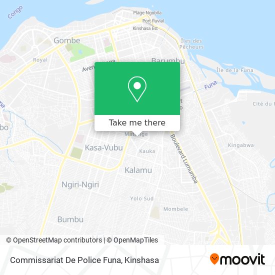 Commissariat De Police Funa map