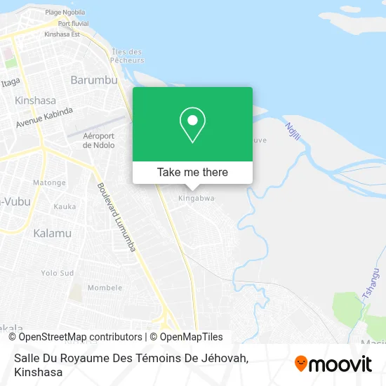 Salle Du Royaume Des Témoins De Jéhovah map