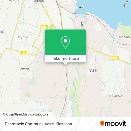 Pharmacie Communautaire map