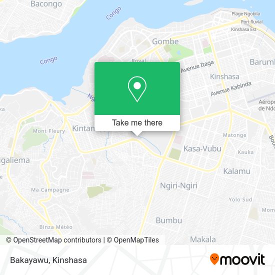 Bakayawu map