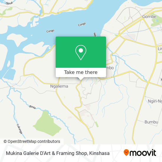 Mukina Galerie D'Art & Framing Shop map