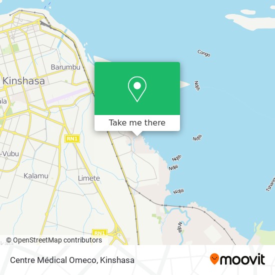 Centre Médical Omeco map