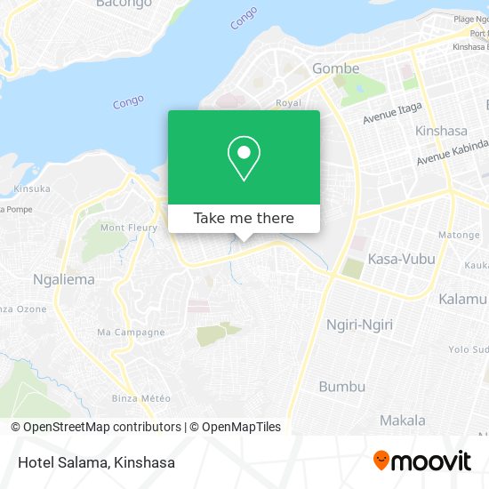 Hotel Salama map