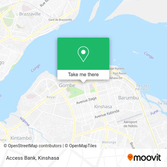 Access Bank map