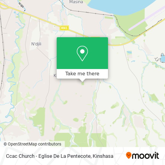 Ccac Church - Eglise De La Pentecote map