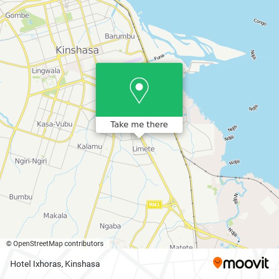 Hotel Ixhoras map