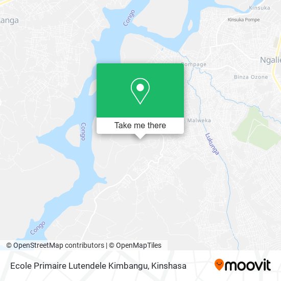 Ecole Primaire Lutendele Kimbangu map