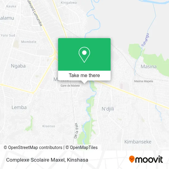 Complexe Scolaire Maxel map