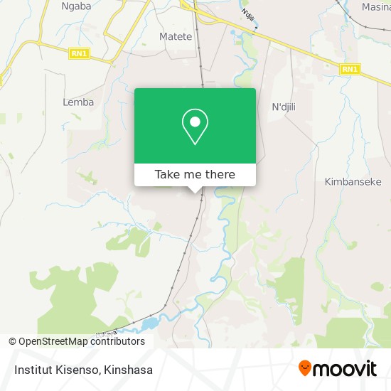 Institut Kisenso map