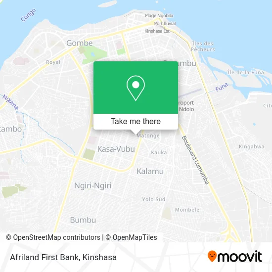 Afriland First Bank map