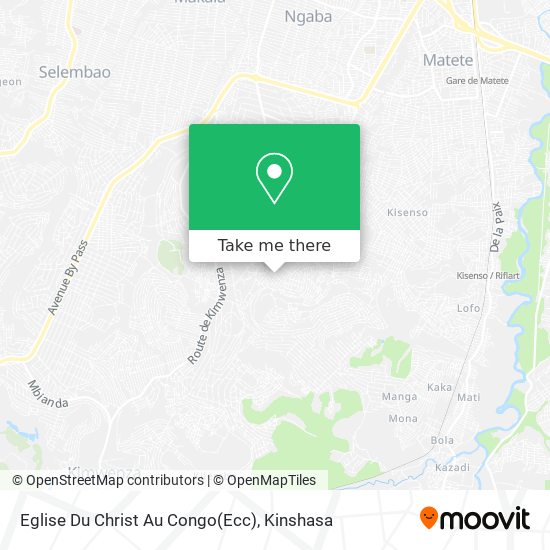 Eglise Du Christ Au Congo(Ecc) map