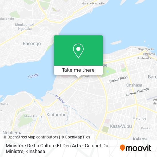 Ministère De La Culture Et Des Arts - Cabinet Du Ministre map