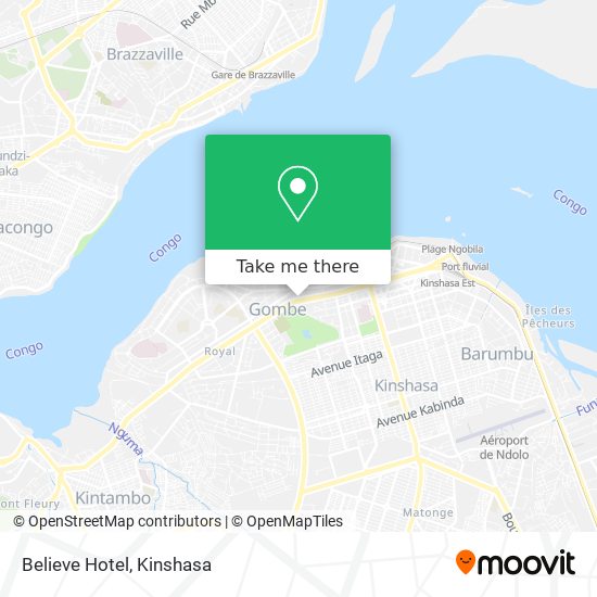 Believe Hotel map