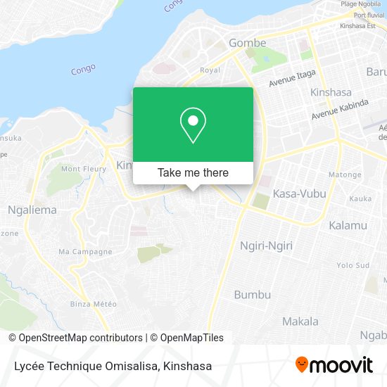 Lycée Technique Omisalisa map