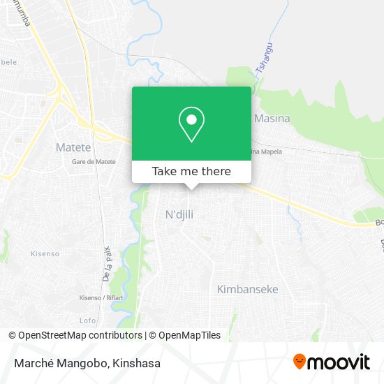 Marché Mangobo map