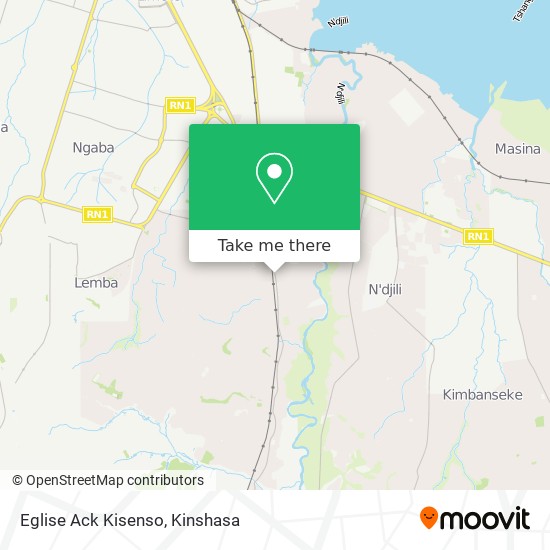 Eglise Ack Kisenso map