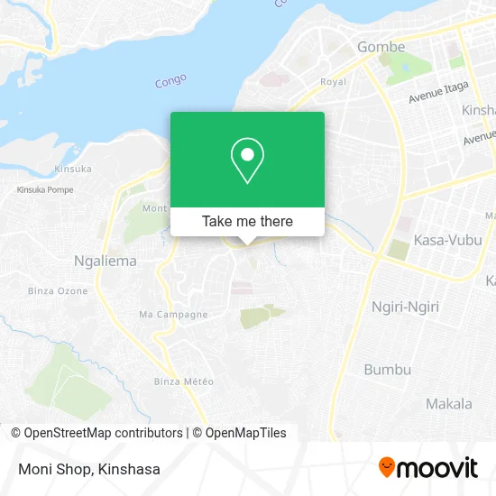Moni Shop map
