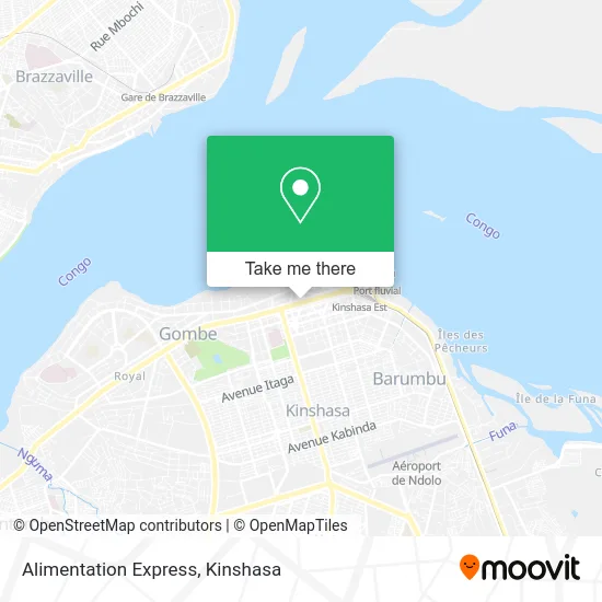 Alimentation Express map