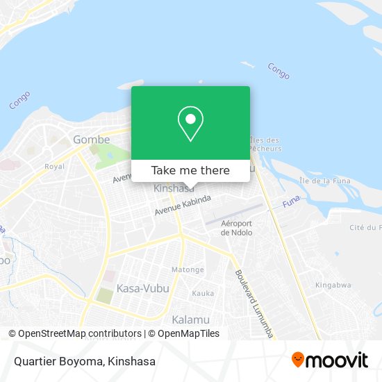 Quartier Boyoma map