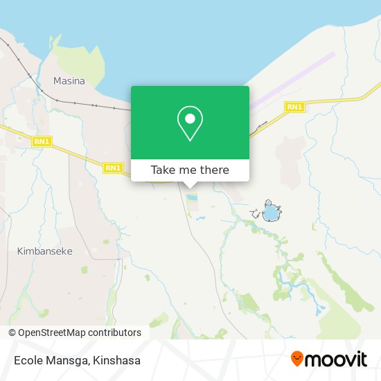 Ecole Mansga map