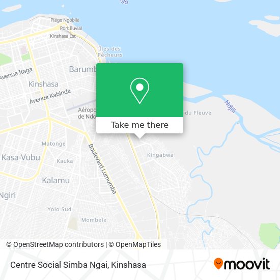 Centre Social Simba Ngai map