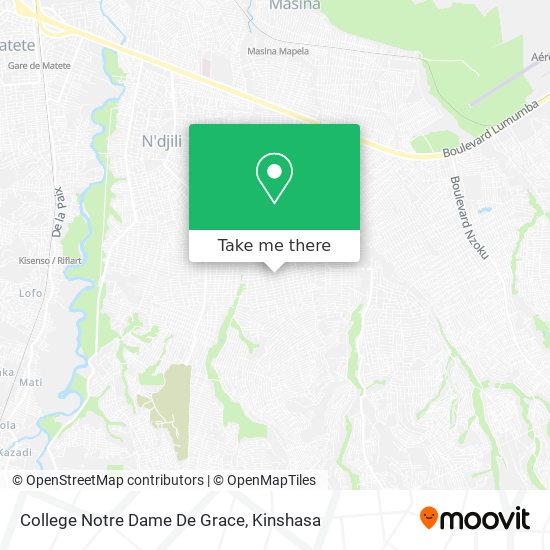 College Notre Dame De Grace map