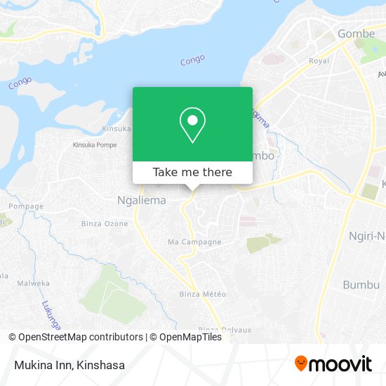 Mukina Inn map