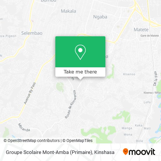 Groupe Scolaire Mont-Amba (Primaire) map