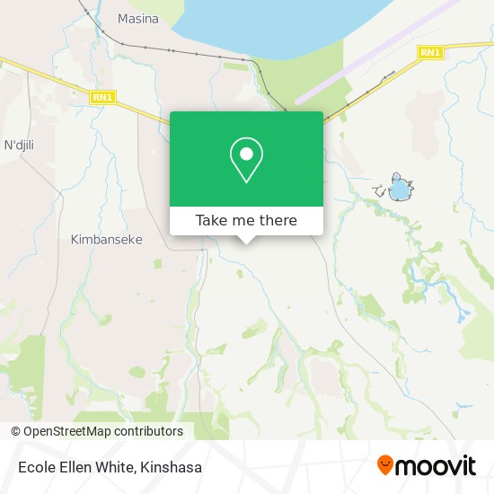 Ecole Ellen White map