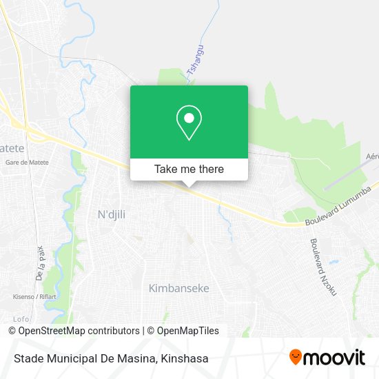 Stade Municipal De Masina map