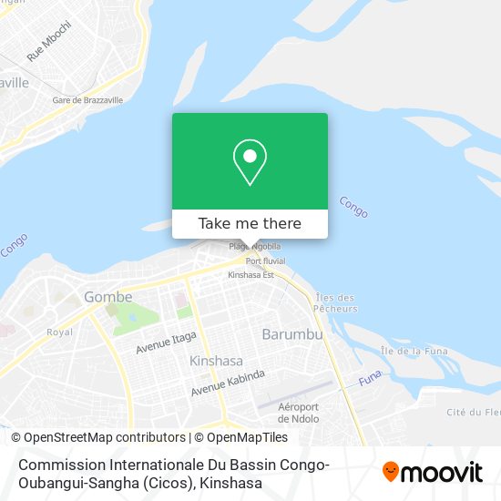 Commission Internationale Du Bassin Congo-Oubangui-Sangha (Cicos) map