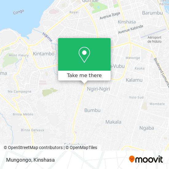 Mungongo map