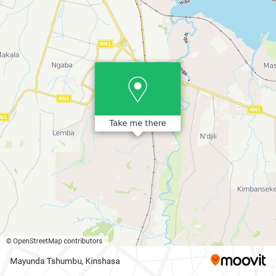 Mayunda Tshumbu map