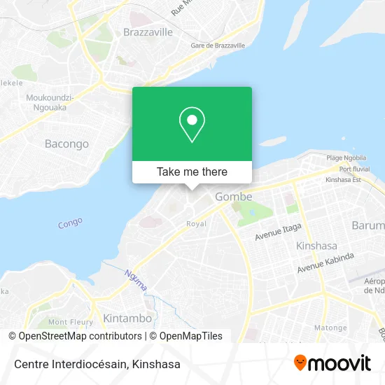 Centre Interdiocésain map
