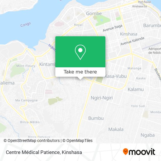 Centre Médical Patience map
