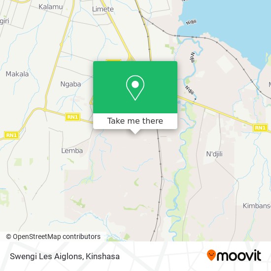 Swengi Les Aiglons map