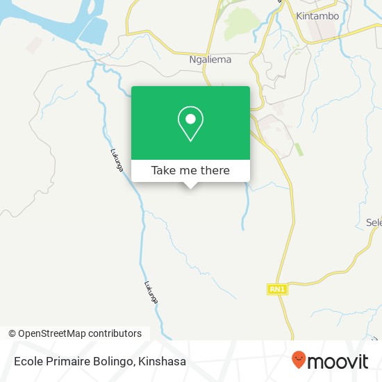 Ecole Primaire Bolingo map