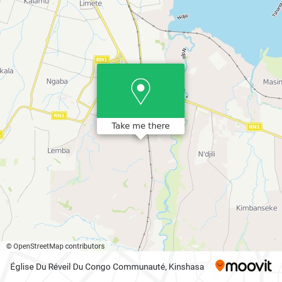 Église Du Réveil Du Congo Communauté map