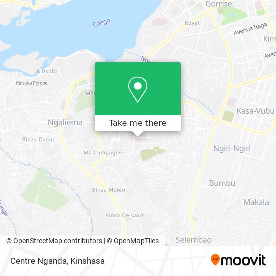 Centre Nganda map