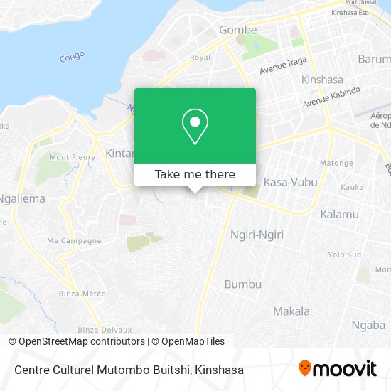 Centre Culturel Mutombo Buitshi map