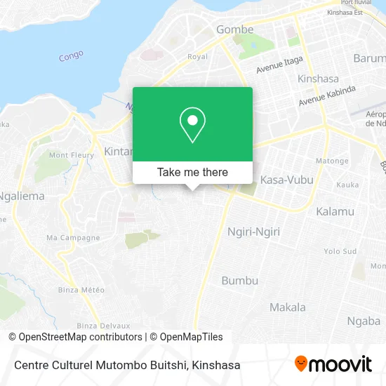 Centre Culturel Mutombo Buitshi map