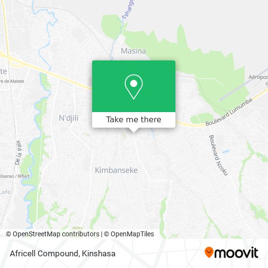 Africell Compound map