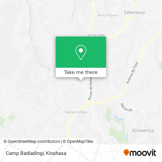 Camp Badiadingi map
