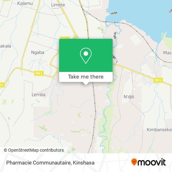 Pharmacie Communautaire map