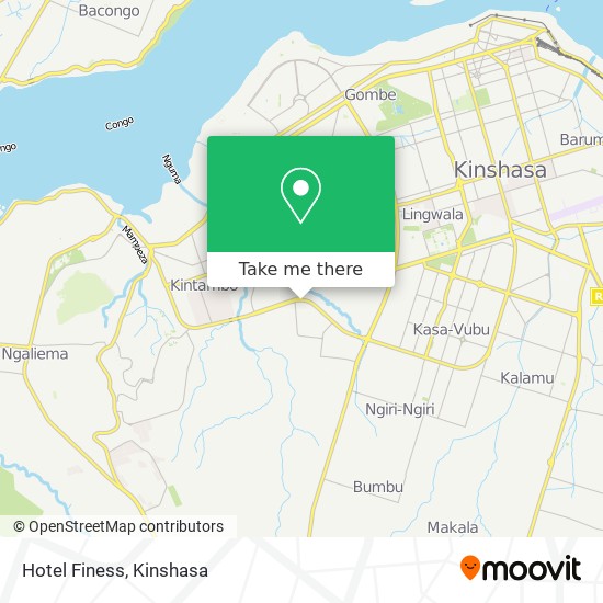 Hotel Finess map